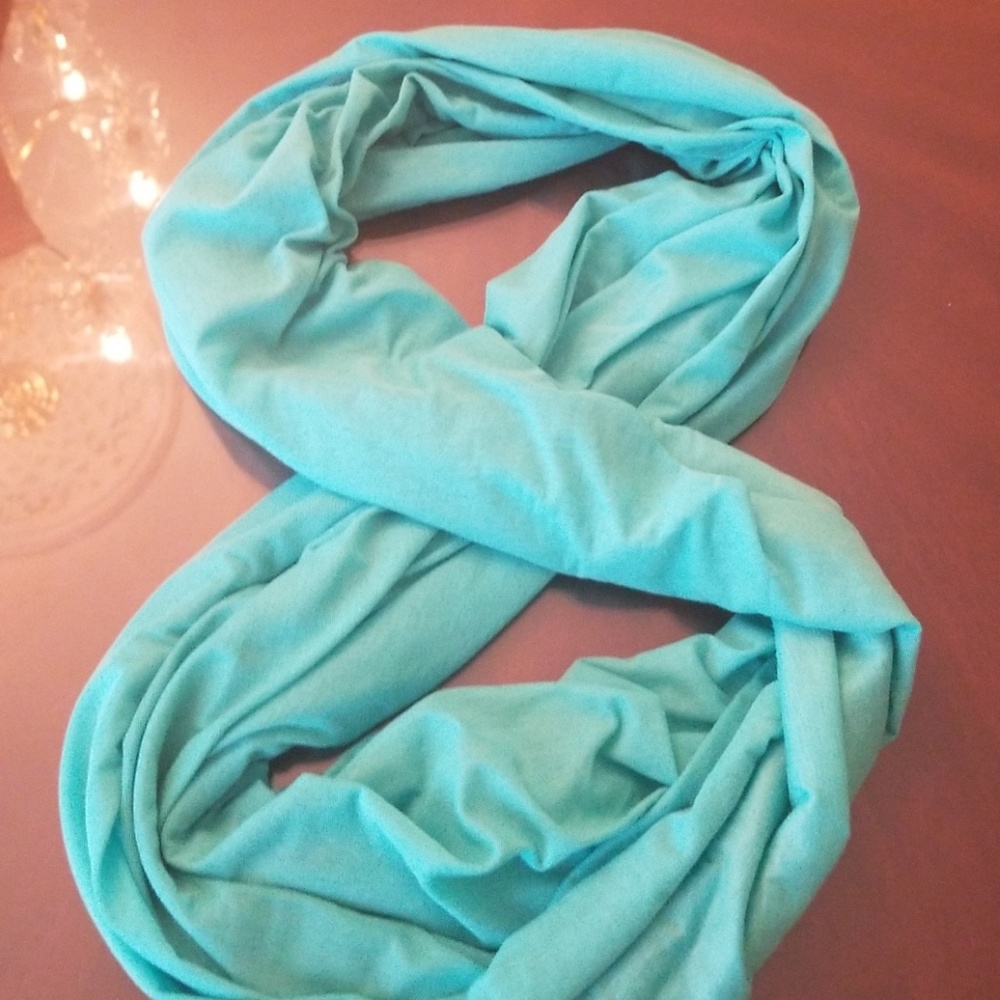 Turquoise scarf